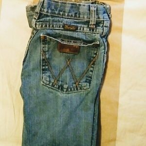 2 Pairs of Youth Size 9 Wranglers.